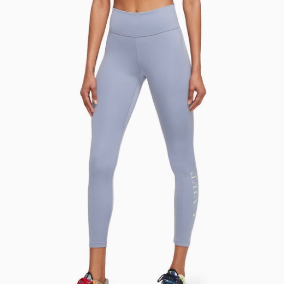 Nike | Dri-fit leggings in dusty blue. NWOT - Picture 4 of 5